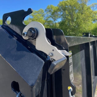Stainless steel tailgate latch